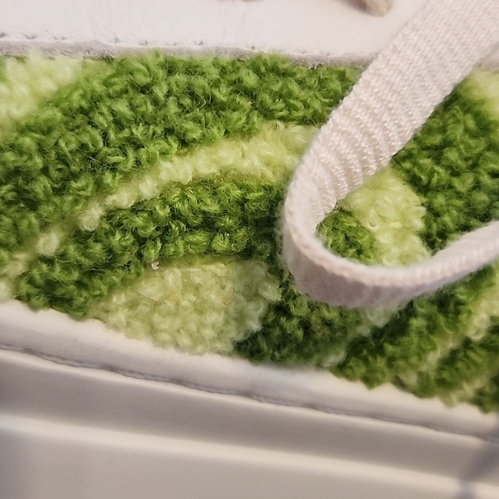 Soludos Ibiza Platform Psychedelic Spiral Sneakers Green White, Size 8 - Picture 7 of 13